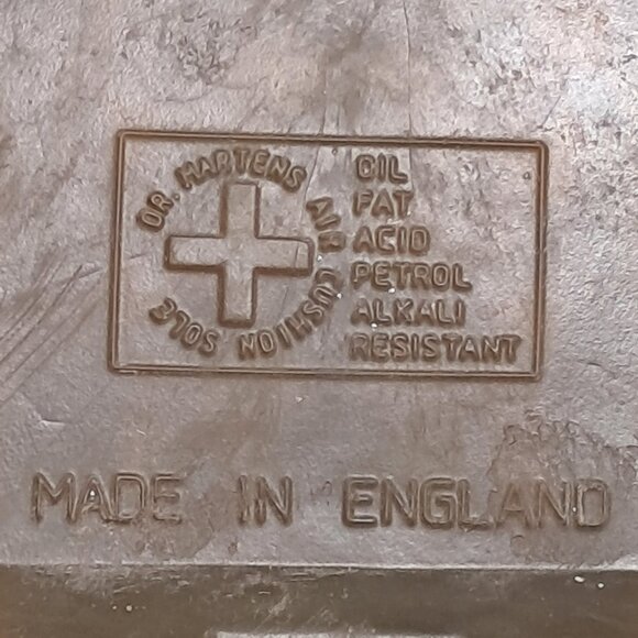 Dr Martens Vintage Oxford Shoes Men UK 9 Brown US 10 Leather 7733 England - Picture 14 of 16